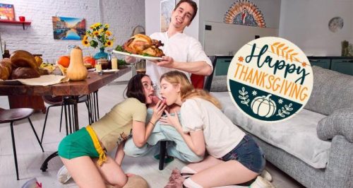 Pussy stuffing for Thanksgiving – Mia Murkovski & Sia Florance