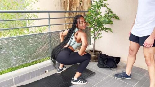 Horny plays with his coach’s excitement