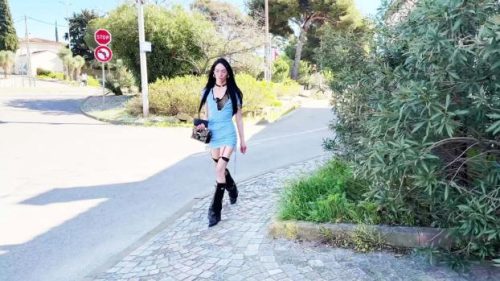 At 27, Marina Fire is giving herself to two guys for the first time